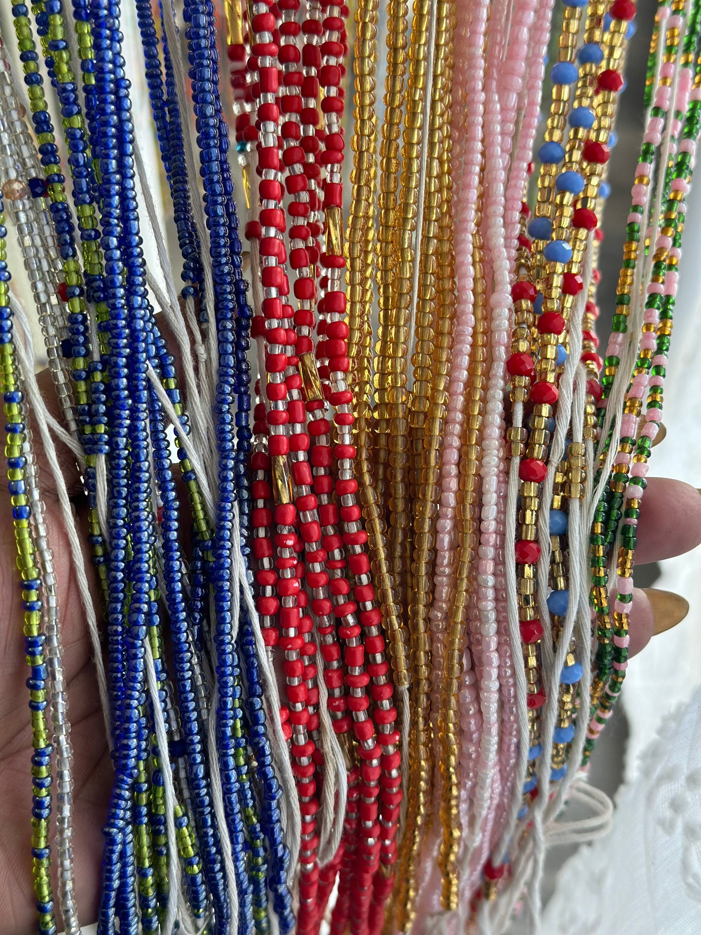 African Tie-On Waist Beads