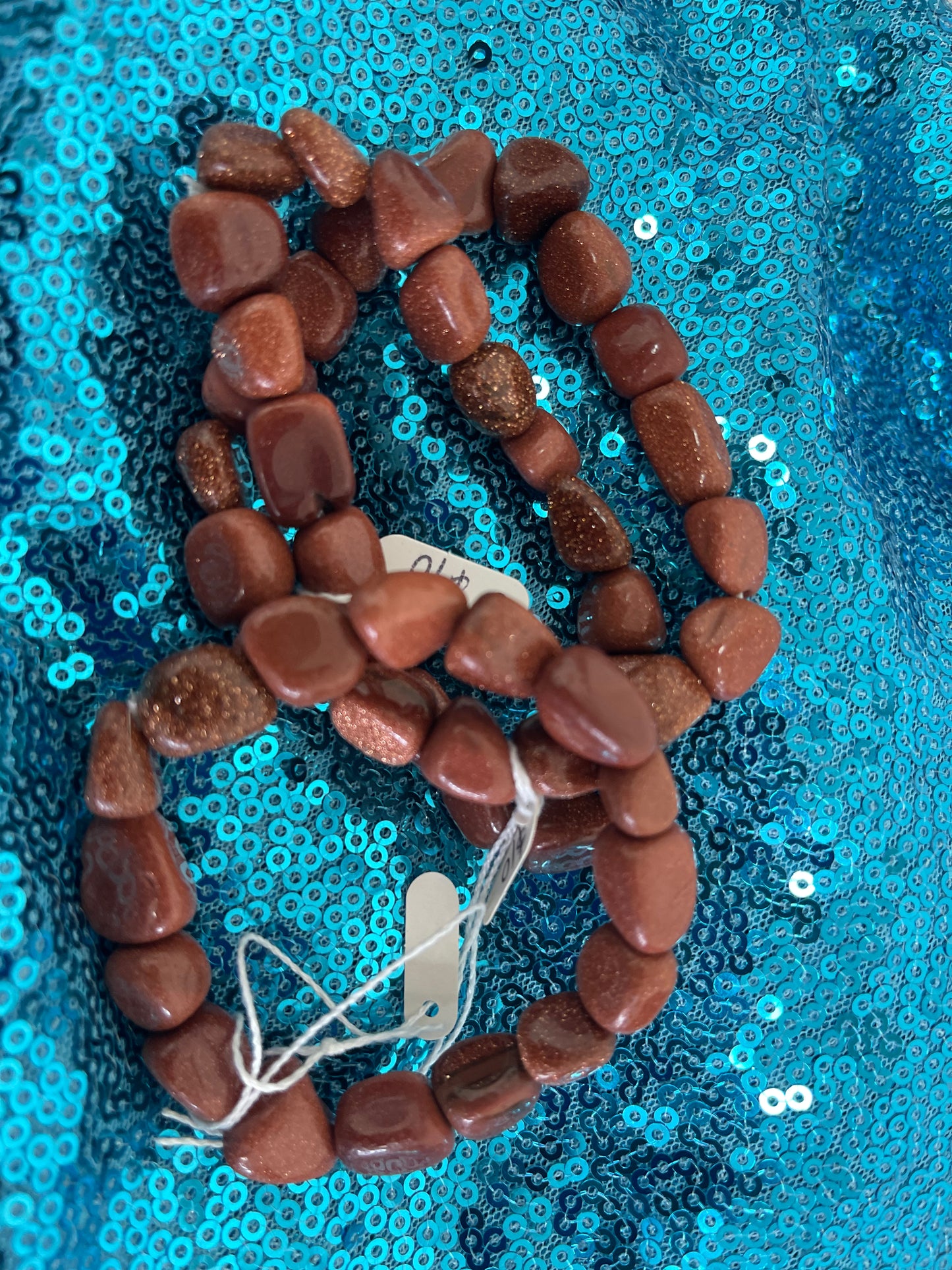 Goldstone Tumble Bracelet