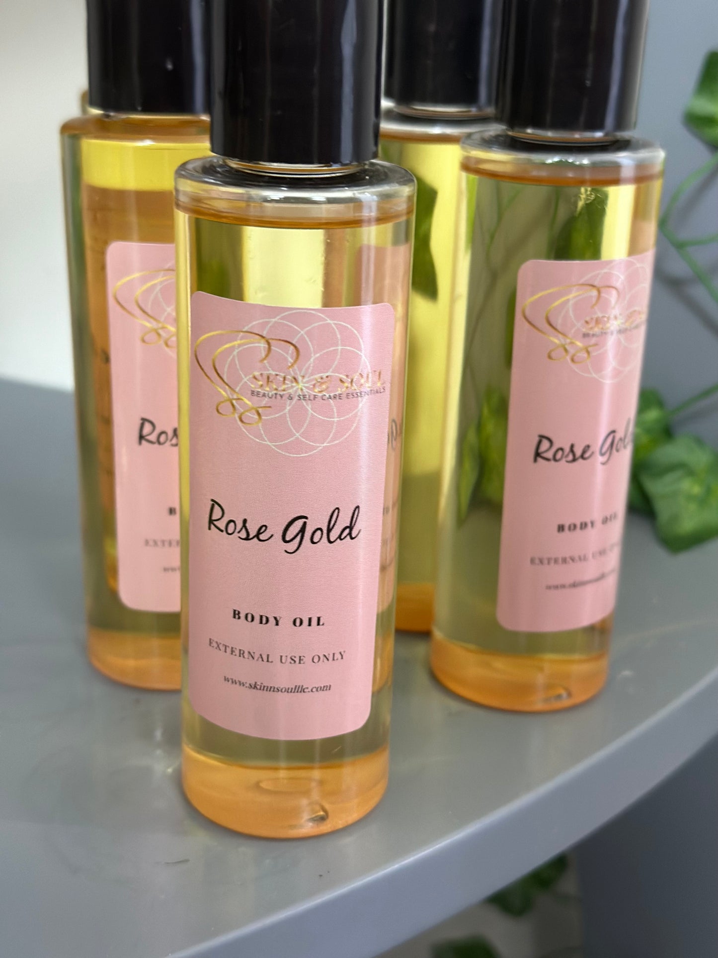 Rose Gold Body Oil by Skin & Soul LLC