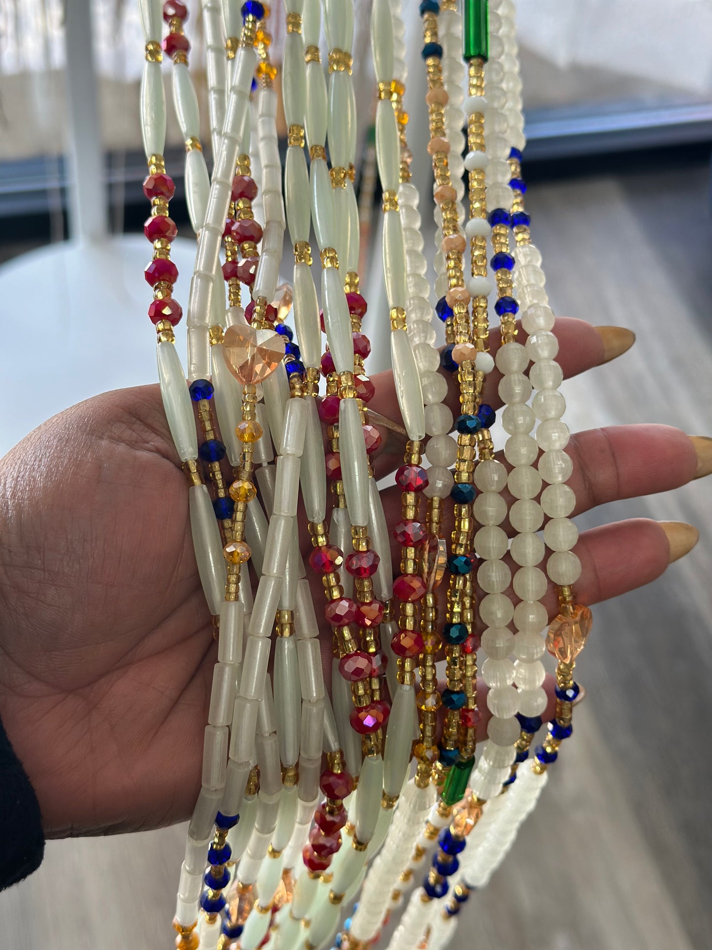 African Tie-On Waist Beads